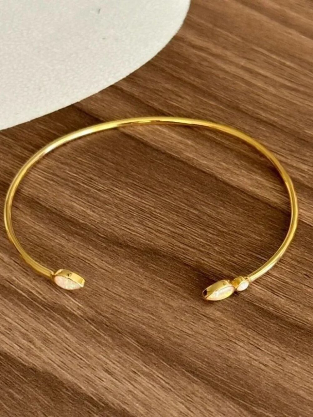Stone bangle Q752 - Picture 4 of 5